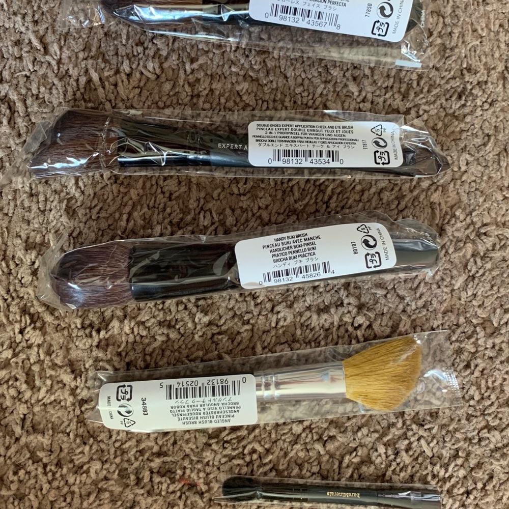 Bare minerals makeup brushes set of 5